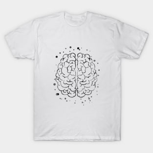 Brain anatomy, medical art, watercolor Brain, Brain print, abstract Brain, Medical Office Decor, watercolor Brain anatomy T-Shirt